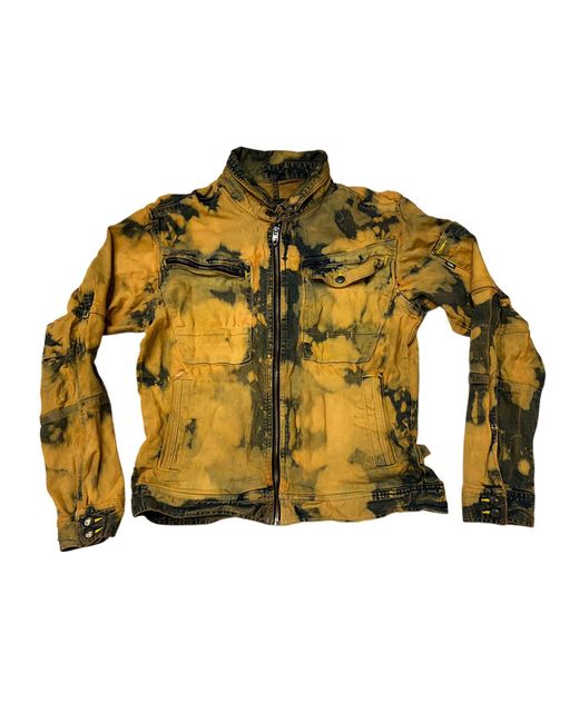 Zasta Studio Metallic Denim Jacket Tie-Dye Medium I for men