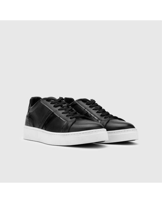 Ilvi Black Ezri Leather Sneaker for men