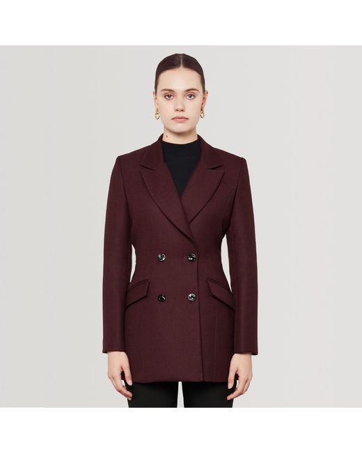 SEREN LONDON Red Burgundy Dress Jacket