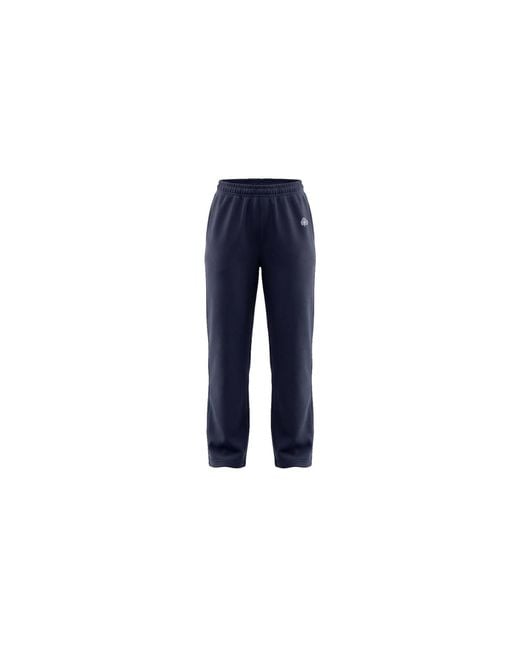Be Athletica Blue Varsity Athletica Wide-Leg Pants