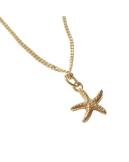 Muru Metallic Mini Starfish Necklace