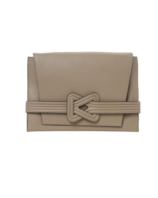 Gráinne Maher Natural Anu Convertible Clutch Mushroom