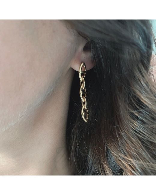 IN CAUDA VENENUM Metallic Isis Earrings