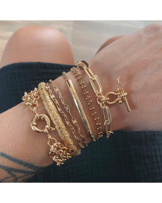 IN CAUDA VENENUM Metallic Zorya Bracelet