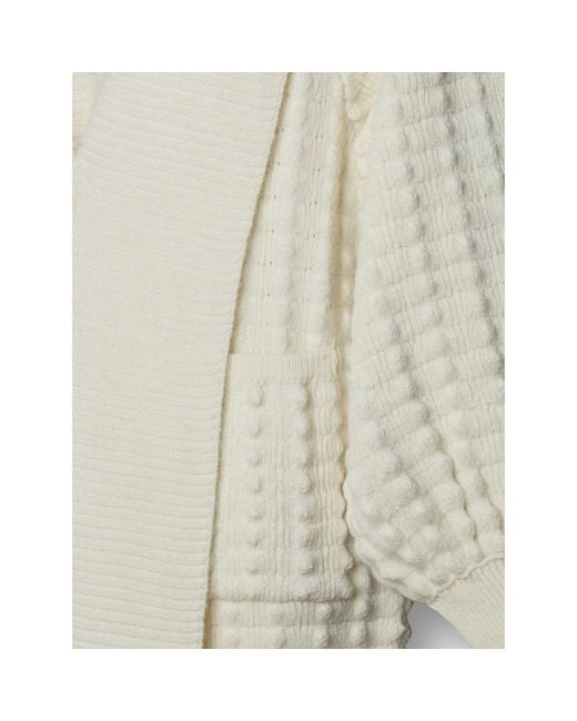 The Extreme Collection Natural Neutrals Ecru Long Knit Cardigan Dominic