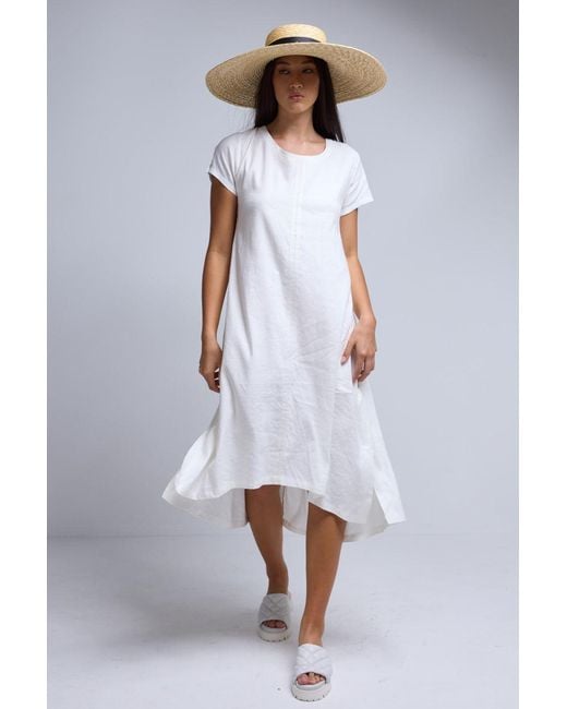 Dref White Tokyo Linen Dress