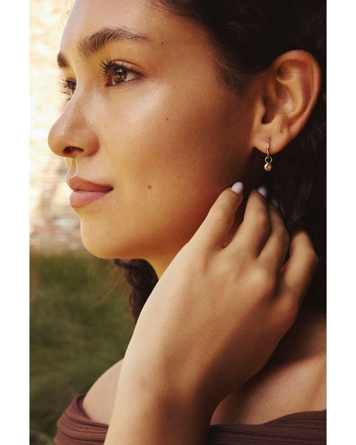 Jewelbird Metallic Diamond Disc Earring Charm