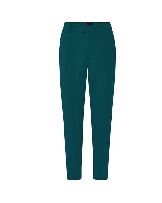 Layo G Green Cropped Stretch Dress Pants