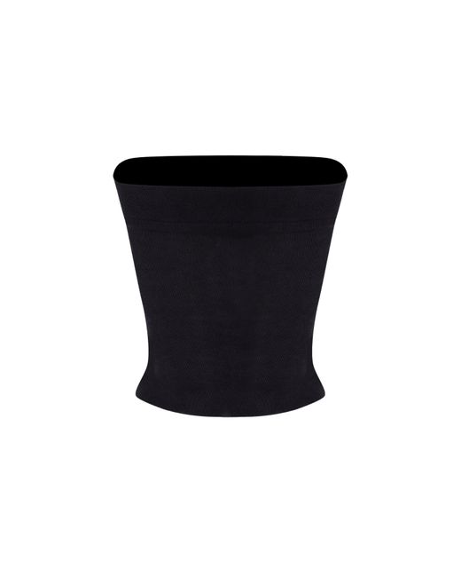 Alive New York City Black Soul Strapless Top