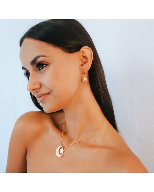 Luna Charles Metallic Cherish To The Moon & Back Necklace