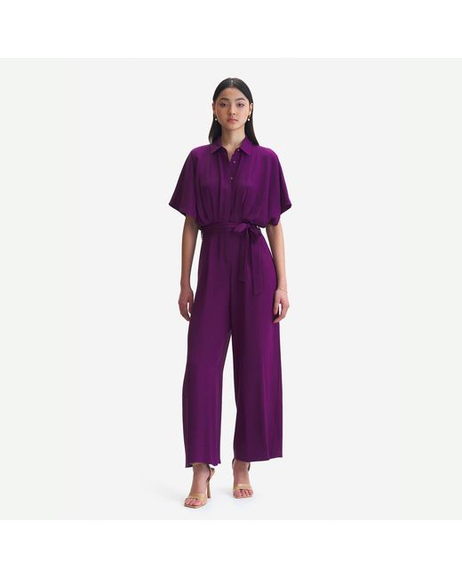 Emma Wallace Purple Shay Jumpsuit -Deep