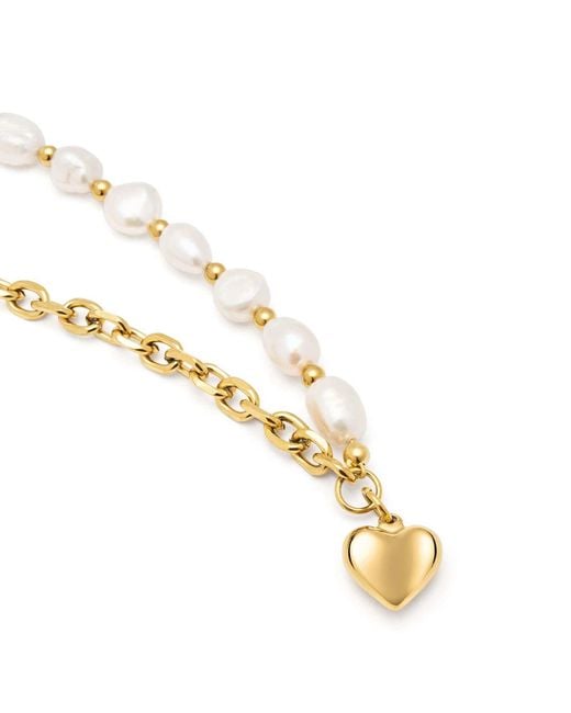 Nialaya Metallic Baroque Love Choker