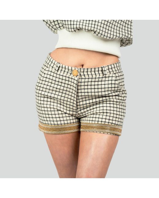 Maui X Lolita Natural Abby Alpaca Wool Shorts