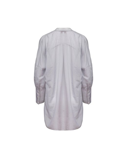 Helene Galwas Gray Ingeborg Blouse
