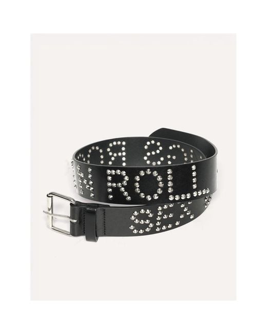 Stuart Trevor Black Sx D'Ugs & Rock N Roll Studded Leather Belt