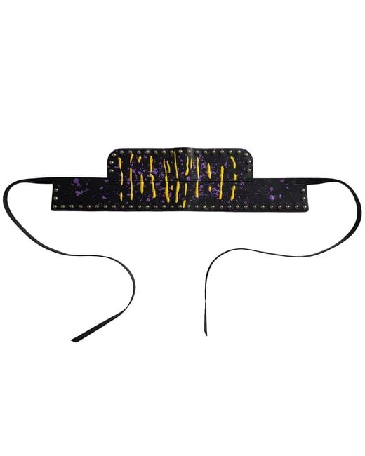 Circular Path Black X Amanda Murray Reversible Corset Belt
