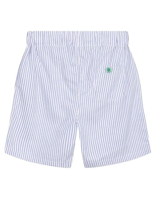 Lounge Blue Loungewear Shorts Monk Seal Design for men