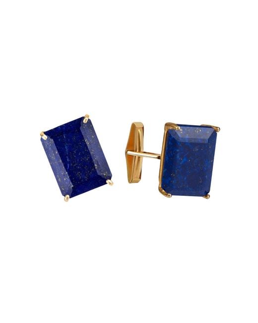 Bounkit Blue Hassan Cufflinks Lapis for men