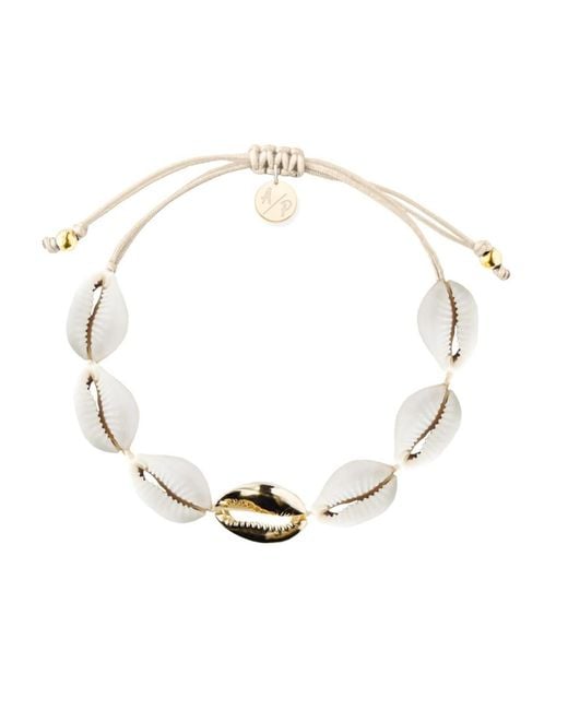 Adriana Pappas Designs Metallic Single Mini Shell Bracelet