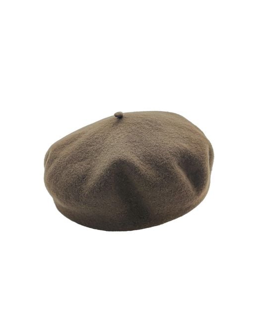 DORIA 1905 Gray Basque Wool Felt Cap