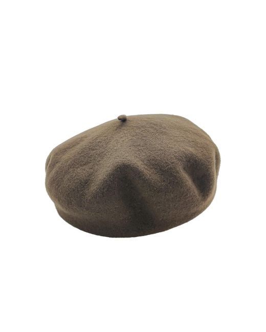 DORIA 1905 Gray Basque Wool Felt Cap