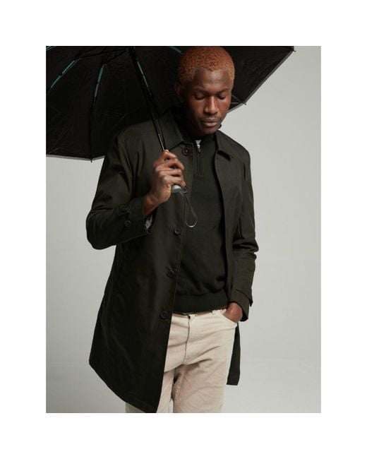 Guards London Black Spitalfield City Raincoat for men