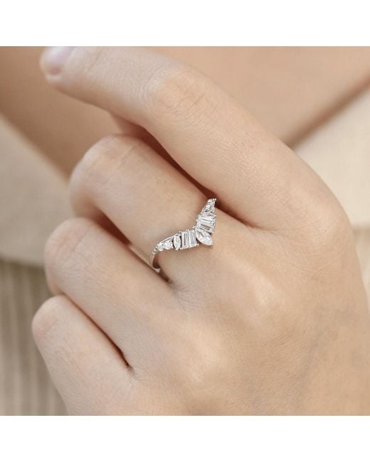 Azura Jewelry New York White Hillcrest Ring Vermeil