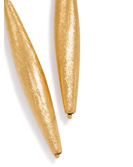Jaredjamin Metallic Zeppelin Isla Two Drop Earrings