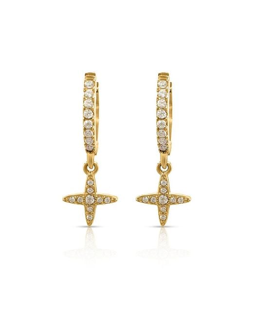Evie Jewelry Metallic Striker Huggie Hoop Earrings