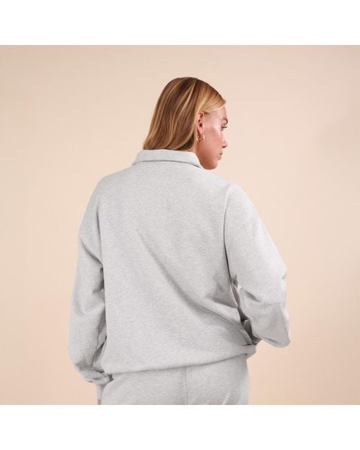 VLD White Runyon Après Ski Quarter-Zip