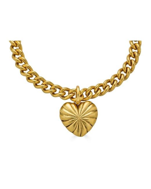 Loni Paul Jewelry Metallic Grateful Heart Necklace