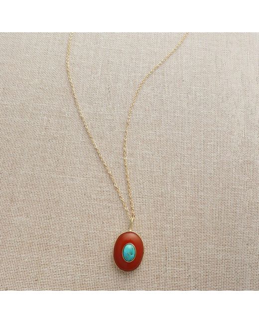 Hye Jane Jewelry Red Sol Onyx And Necklace