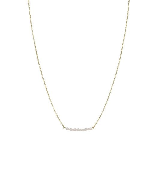 Lisa&Co. Metallic Chain Moving Pearls