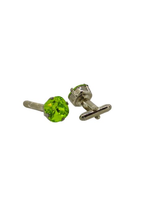 Vicki Sarge Green The Stud Cufflink for men