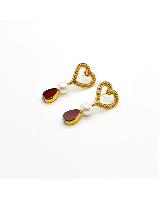Aracheli Studio Multicolor Corazon Earrings