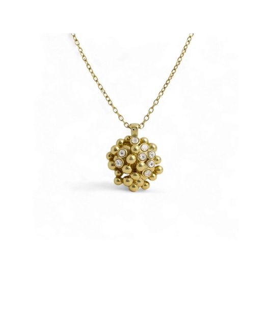 Martina Rozenberg Smira Jewelry Metallic Orbit Pendant