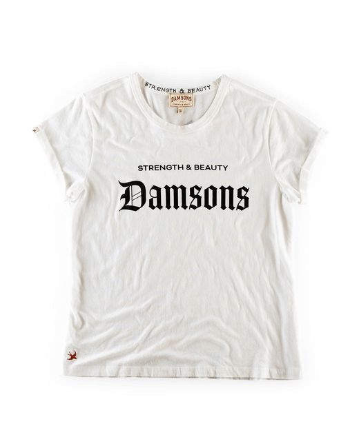 &SONS Trading Co White Damsons Herald T-Shirt