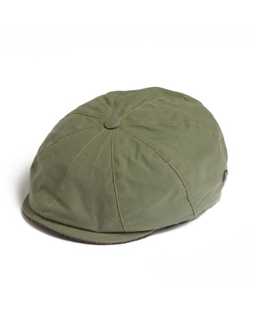Dasmarca Hats Green Josh Moss Italian Waterproof Newsboy Bakerboy Cap for men