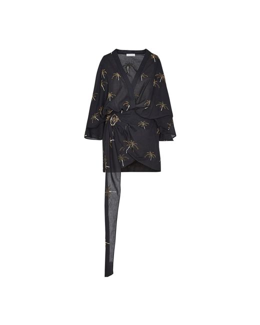 By Felizia Black Mireya Embellished Mini Co-Ord Set