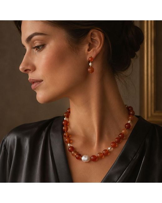 Way to Chic Red Amber Glow