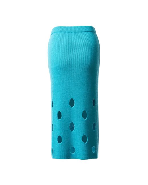 Fully Fashioning Blue Bria Skirt