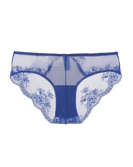 Amour D'agnette Blue Kim Stretch Lace & Mesh Cheeky