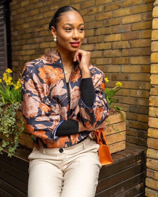 Lioness by Tf Red Sunset Bloom Jacket