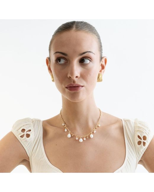 Miss Cecilia Metallic Whisper Earrings