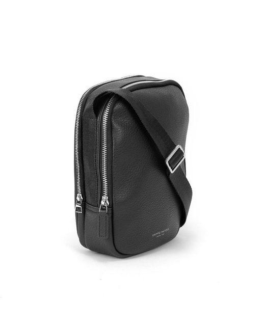 CAMPO MARZIO Roma 1933 Black Stockholm Crossbody Bag for men
