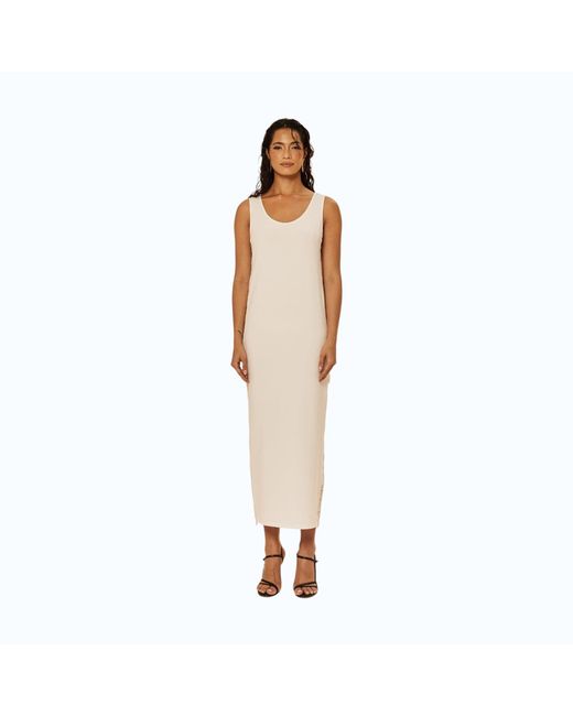 Sun Culture White Side Fringe Dress