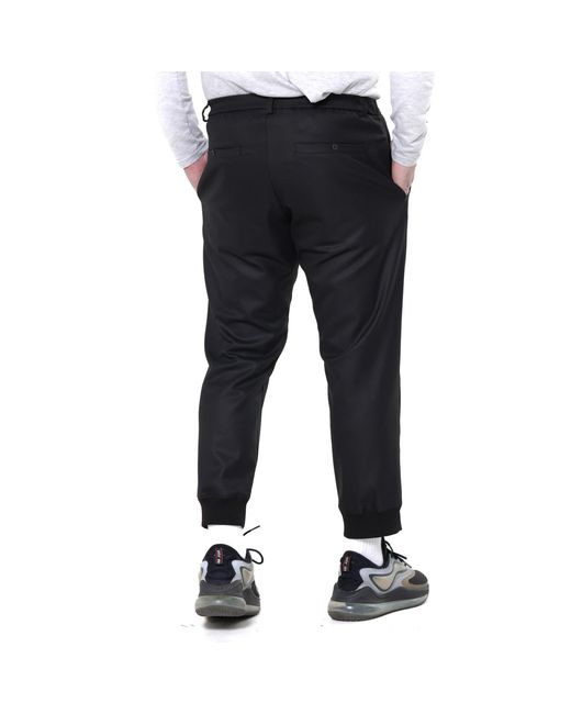 Metamorph Blue Straight Trousers for men