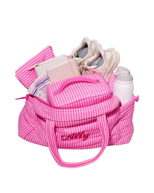 augustnoa Pink Jenna Palek Weekender Duffle