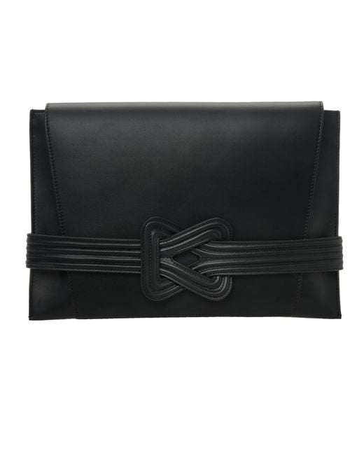 Gráinne Maher Black Anu Convertible Clutch
