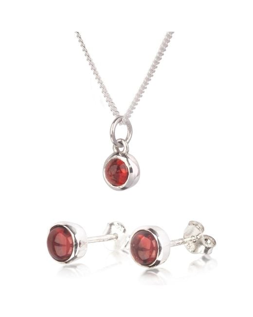 The Jewellery Store London White July Birthstone Jewellery Set